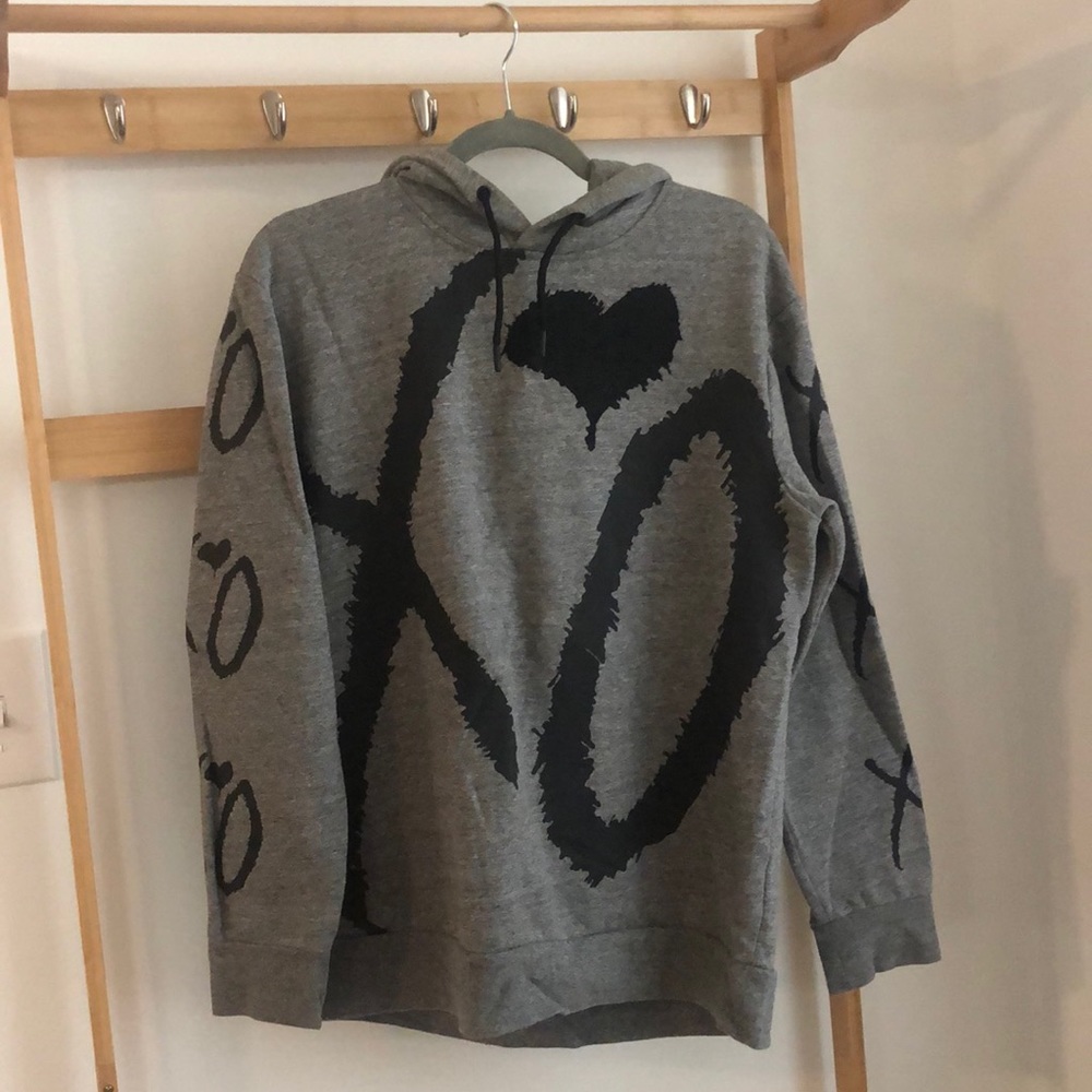 The Weeknd grey hoodie